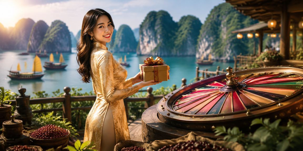 Phòng chơi roulette sôi động tại vịnh Hạ Long